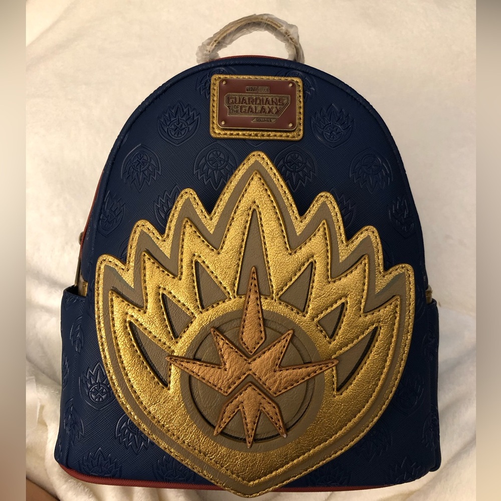 NEW Loungefly Marvel GUARDIANS of the GALAXY Vol. 3 Ravager Badge Mini Backpack - Picture 2 of 9